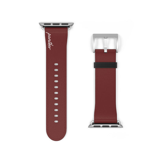 Burgundy AppleWatch Band.