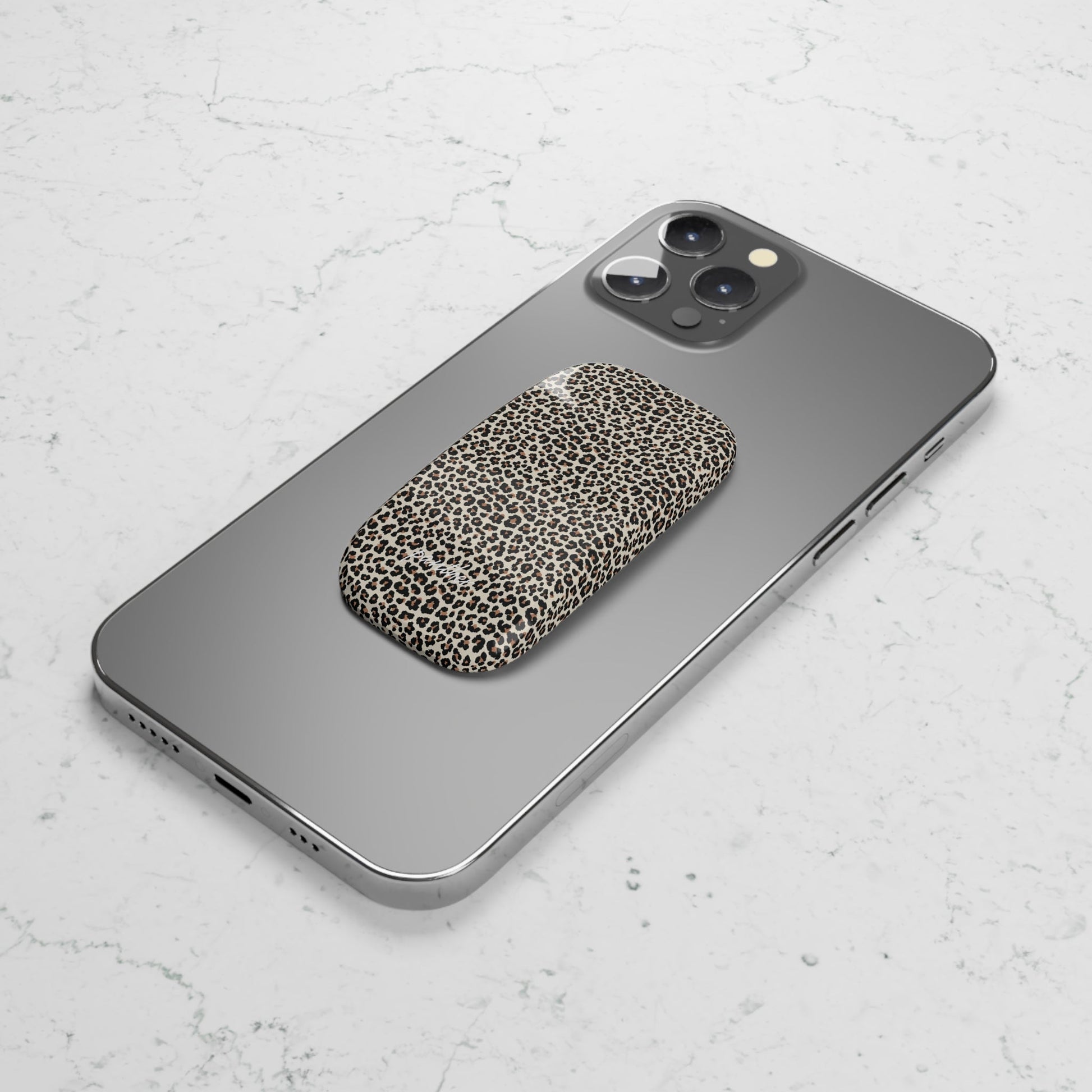 Leopard Phone Click-On Grip.