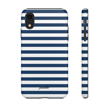 Navy Stripes.