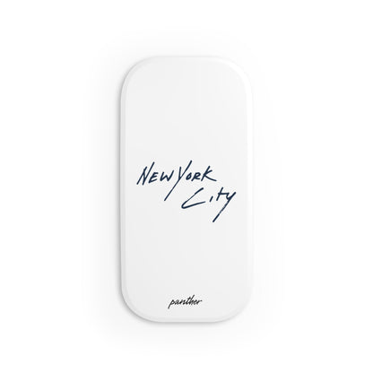 NYC (Navy Blue) Phone Click-On Grip.