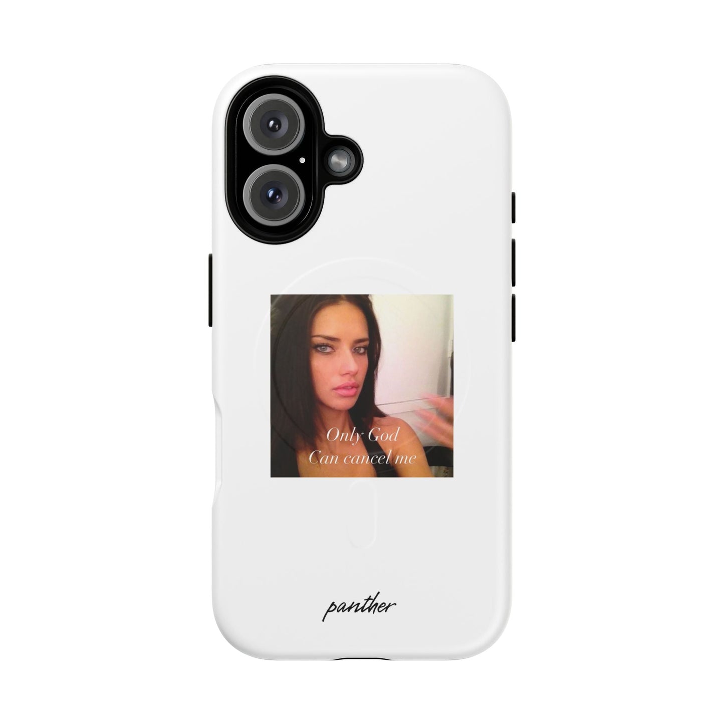 "Only God Can Cancel Me" (White) (Magsafe)