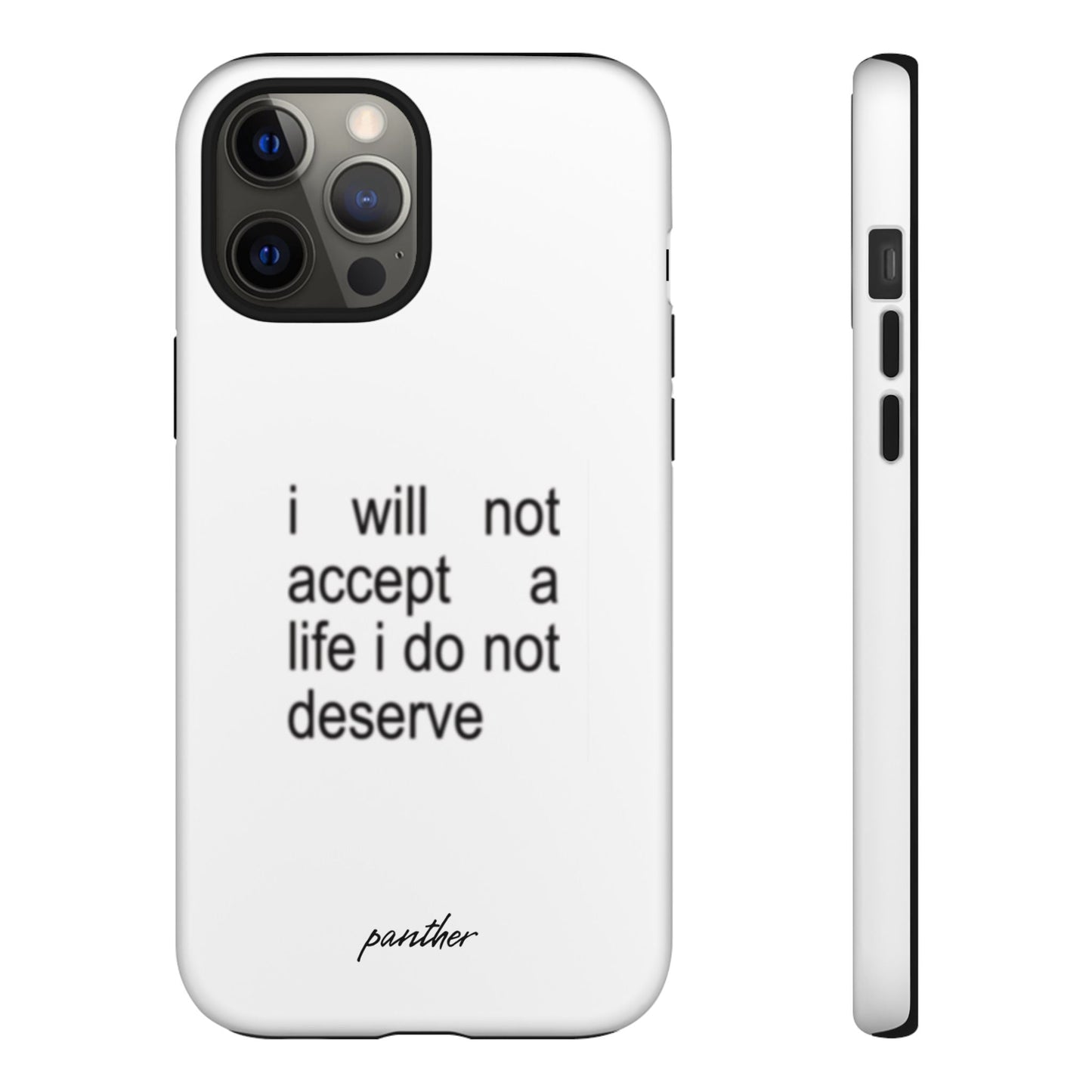 I Will Not Accept A Life I Do Not Deserve