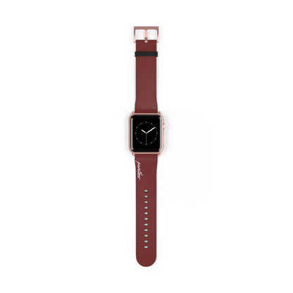 Burgundy AppleWatch Band.