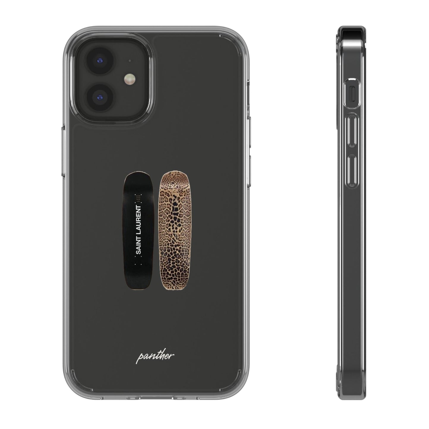 Panther Skateboard Clear Case.