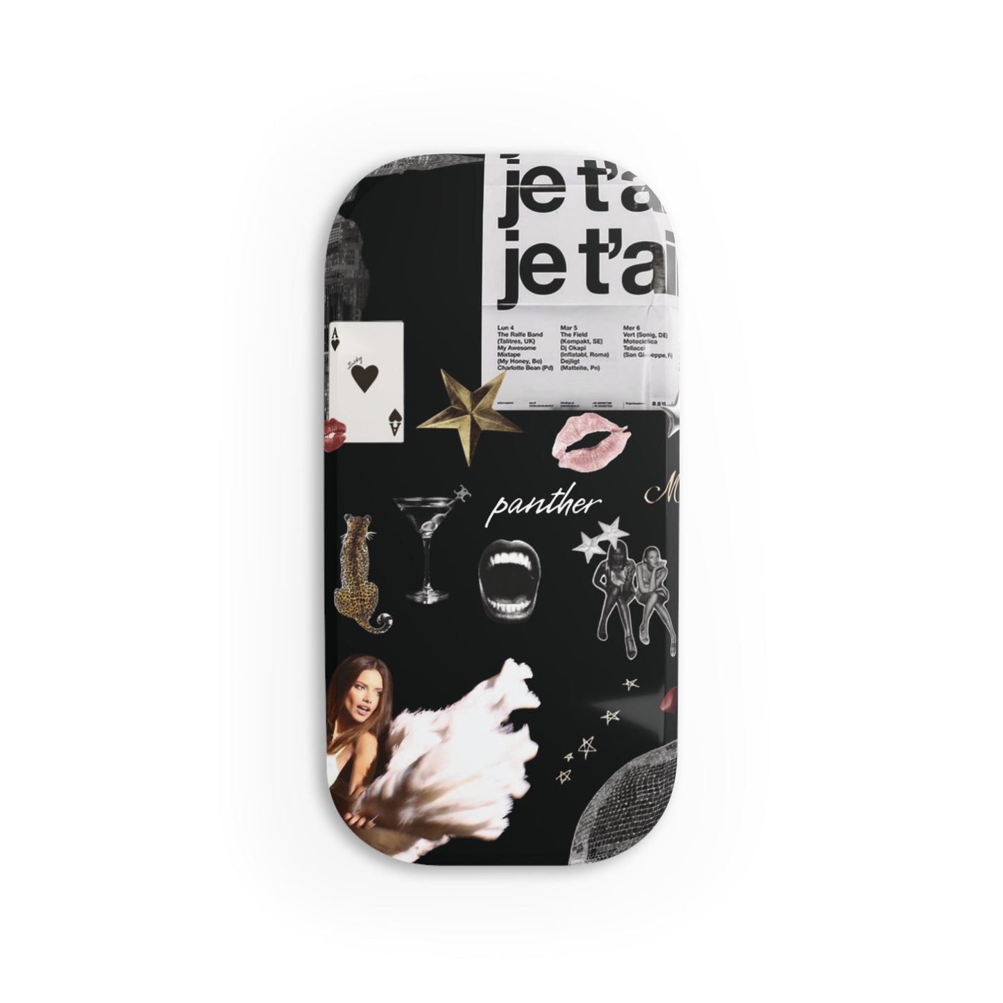 Runway Dreams Phone Click-On Grip (Black).