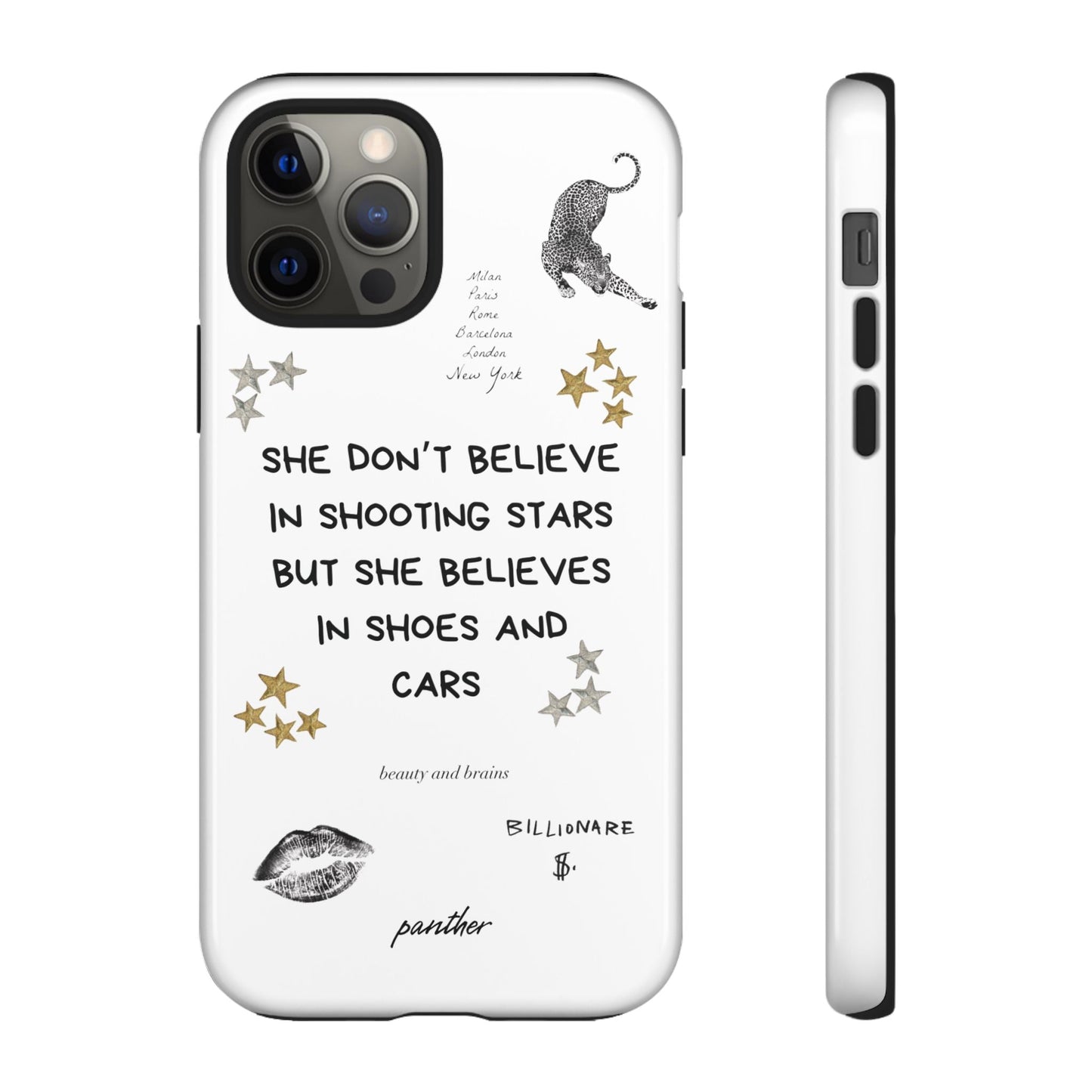 “She don’t believe in shooting stars”.